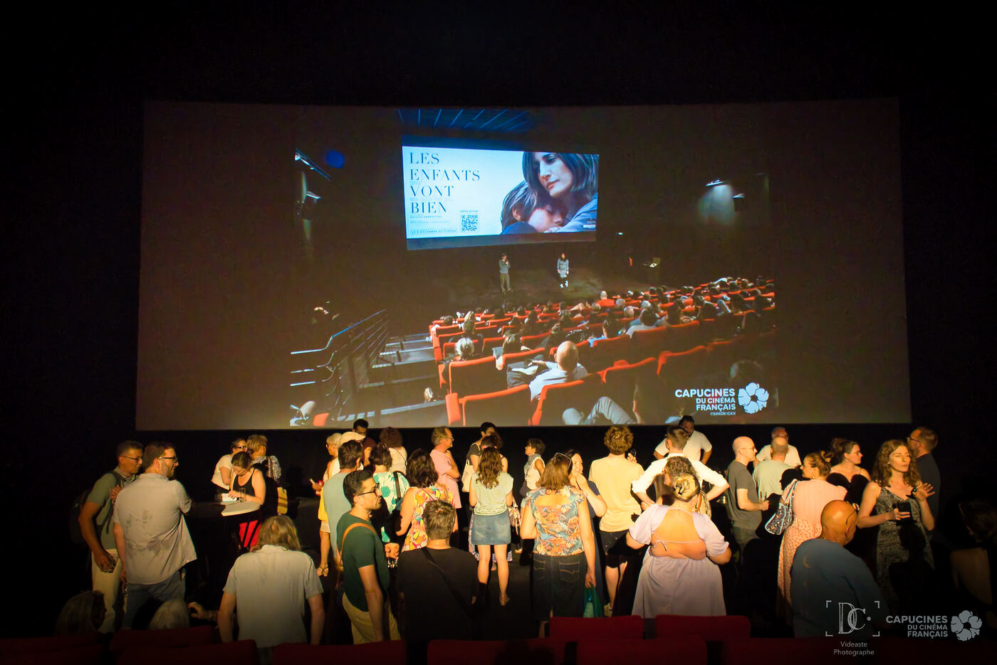 Projection en salle, soirée de lancement 2026, Pathé Angers